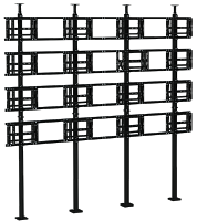 Каркас распорный для видеостены полного выдвижения TEGAR WMS FC PO 4x4